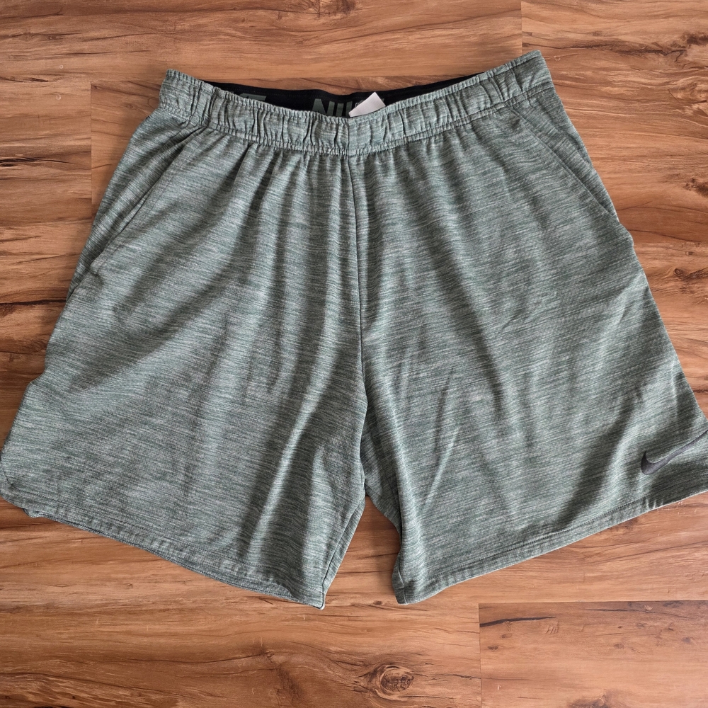 Nike Men's Heather Green Shorts